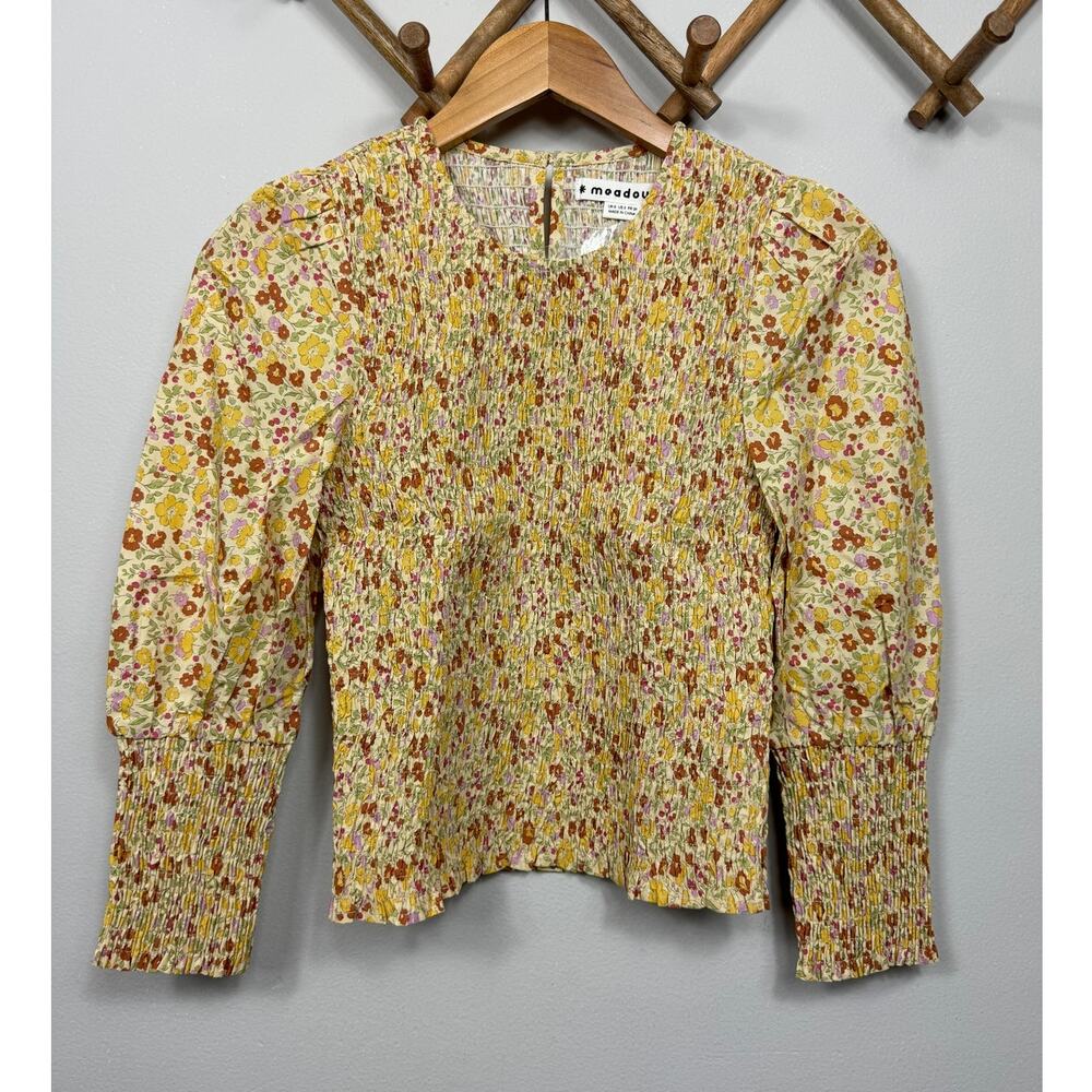 New Meadows Rose Top Vintage Country Floral Size 2